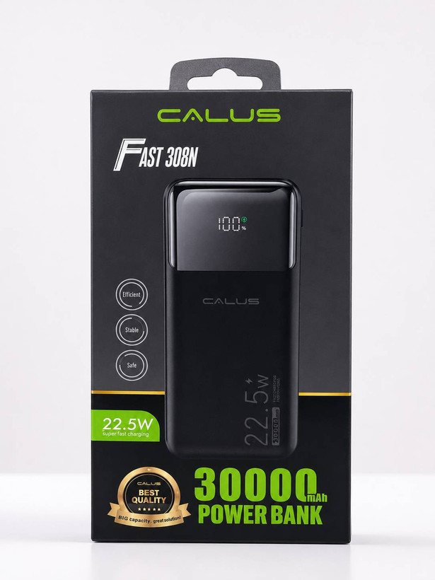 پاوربانک کالوس 30000 میلیآمپر مدل 308N اورجینال