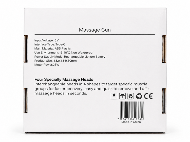 ماساژور تفنگی شارژی مدل Massage Gun | قدرتمند، کمصدا و اقتصادی