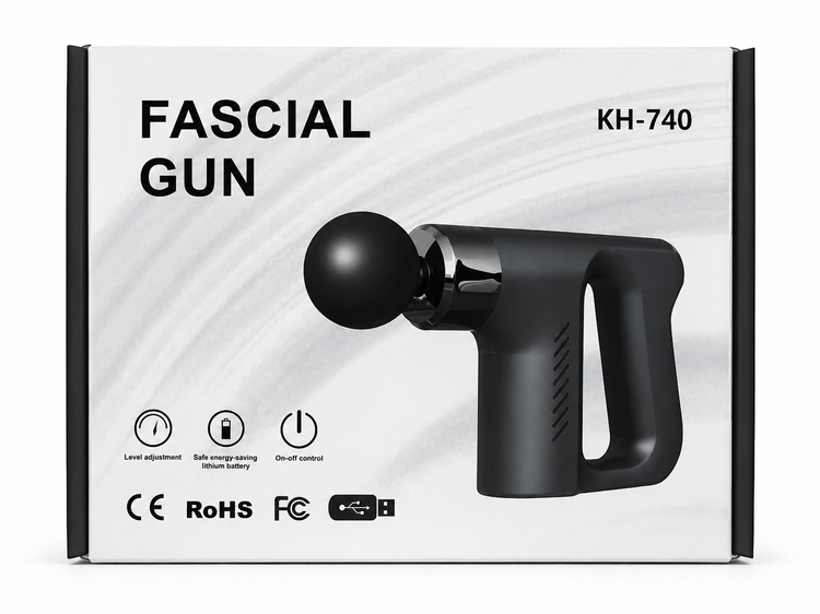 ماساژور تفنگی شارژی KH-740 | موتور قدرتمند، کمصدا و کیفیت عالی